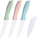 3 Pieces Ceramic Knives Set 4 Inch Fruit Knife Is Suitable For Most Vegetables Fruits And Meats