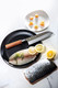 Traditional Japanese Professional Kitchen Chef Knife Set - Premium Gyuto Santoku Nakiri Petty High Corrosion Resistance Full Tang Knife Set