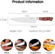8 Inch Chef Knife - Ultra Sharp Professional Kitchen Knife With Ergonomic Pakkawood Handle Rust Resistant Stainless Steel Blade For Meat Vegetables Herbs Dishwasher Safe & Box 8 Inch Chef Knife - Ultra Sharp Professional Kitchen Knife With Ergonomic Pakkawood Handle Rust Resistant Stainless Steel Blade For Meat Vegetables Herbs Dishwasher Safe & Box