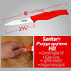 Paring Knife German Stainless Steel Blade 8 Inches 3/12 Inch Blade Red