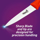 Paring Knife German Stainless Steel Blade 8 Inches 3/12 Inch Blade Red