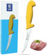 Smi Solingen Germany Boning Knife - Curved 5 Inch Semi-Stiff Sharp Blade Fillet Knife For Meat Processing And Deboning