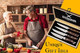 Kitchen Knife Set For Parents' Day - 4 Piece Kitchen Chef Knife Set - Unique Present In Wooden Box - Stainless Steel Ultra Sharp Knives Set – Wooden Handles Knives