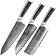 Sunnecko Chef Knife Nakiri Knife And Santoku Knife