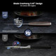 Fillet Knife 7.2 Inch+Meat Cleaver Chef Knife 7.7 Inch