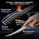 Fillet Knife 7.2 Inch+Meat Cleaver Chef Knife 7.7 Inch