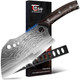 Kiritsuke Chef Knife 8.2 Inch+Meat Cleaver Chef Knife 7.7 Inch