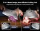 Kiritsuke Chef Knife 8.2 Inch+Meat Cleaver Chef Knife 7.7 Inch