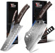 Nakiri Chef Knife 7.2 Inch+Meat Cleaver Chef Knife 7.7 Inch