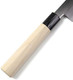 Japanese Sushi Sashimi Chef Knife Kigami(Yellow Steel)-No.2 D-Shape Magnolia Wood Handle Yanagiba 9.5-Inch (240Mm)