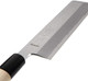 Japanese Sushi Vegetable Chef Knife Shiroko(White Stees) No.2 D-Shape Maglolia Wood Handle Edo Usuba 6.5-Inch (165Mm)