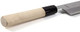 Japanese Sushi Vegetable Chef Knife Shiroko(White Stees) No.2 D-Shape Maglolia Wood Handle Edo Usuba 6.5-Inch (165Mm)