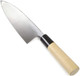 Japanese Sushi Fillet Chef Knife Shiroko(White Steel)-No.2 D-Shape Magnolia Wood Handle Deba 6.5-Inch (165Mm) Japanese Sushi Fillet Chef Knife Shiroko(White Steel)-No.2 D-Shape Magnolia Wood Handle Deba 6.5-Inch (165Mm)