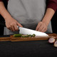 Chef Boning Knife 6.5 Inch Japanese Honesuki Sabaki Knife San Mai Steel Blade With Core 9Cr18Mov Stainless Steel And G10 Glass Fiber Handle 165Mm