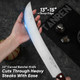 Brisket Knife 12 Inch Carving Knife Razor Sharp Slicing Carving Knife 7 Inch Stainless Steel Japanese Chef Knife Full Tang Chefs Knife Hand Forged Japanese Knives For Thanksgiving s