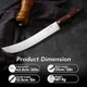 Brisket Knife 12 Inch Carving Knife Razor Sharp Slicing Carving Knife 7 Inch Stainless Steel Japanese Chef Knife Full Tang Chefs Knife Hand Forged Japanese Knives For Thanksgiving s
