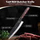 8 Inch Japanese Chef Knife And 8.3 Inch Hunting Knife With Sheath Kiritsuke Knife Full Tang Outdoor Knife With Wooden Handle