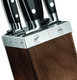 Tarrerias Bonjean Maestro Ideal Stainless Steel Kitchen Knife Block Set With Paring Knife Santoku Knife Steak Knife Chefs Knife Bread Knife And Sharpening Steel Set Of 5 Black
