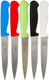 Parve Green Kitchen Knife – 6” Serrated Steak And Vegetable Knife - Razor Sharp. Pointed Tip - Color Coded Kitchen Tools