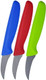 Paring Knife Sharp Kitchen Knife Ergonomic Handle Pointed Tip Color Coded Kitchen Tools - 3 Piece Set 2 Inch