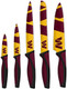 The Sports Vault Nfl Washington Commanders 5-Piece Kitchen Knife Set