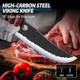 Tijeras Viking Chef Knife Camping Kitchen Grill Knife For Outdoor Camping Bbq Cooking 6 Inch Hand Forged Japanese Knives For Meet Cutting Birthday Day Mom