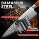 Tijeras 3Pcs Hand Forged Chef Knife Set With Damascus Chef Knife