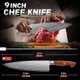 Tijeras 3Pcs Hand Forged Chef Knife Set With Damascus Chef Knife Tijeras 3Pcs Hand Forged Chef Knife Set With Damascus Chef Knife