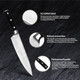 Tonife Chef'S Knife High Carbon Stainless Steel Kitchen Knife 13.07‘’ 6.56Oz Long-Term Use And Maintenance Corrosion-Resistant Long-Lasting