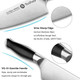 Toosharp Chef Knife 8 Inch/Pro Kitchen Knife 8-Inch Chef'S Knife Made Of German High Carbon Stainless Steel Ergonomic Vg10 Handle Ultra Sharp/The Best Cooking Knife For Kitchen & Restaurant
