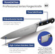 Tramontina Pro Series 4 Piece Forged 5 Inch Serrated Steak Knife Set