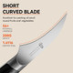 Tuo Bird'S Beak Paring Knife 2.75 Inch Sharp Tourne Knife With Ergonomic Pakkawood Handle German Stainless Steel For Fruit Onion Garlic - Black Hawk Series