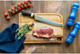 Zakharov Handmade Stainless Steel Knives – Chef Meat & Butcher Blades Wooden/Bone Handles – Ideal For Cutting & Slicing Box Included Made In Brazil (Wooden And Bone Handle 10 Inches)