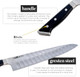 Glestain Kitchen Knives Made By Honma Kagaku Gresten T-Type (Black Silver 727Tk)