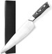 Japanese Chef Knife Full Tang-8 Inch Blade Sharp D2 Stainless Steel Micarta Handleergonomic Handle Grip And Box