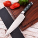 Japanese Chef Knife Full Tang-8 Inch Blade Sharp D2 Stainless Steel Micarta Handleergonomic Handle Grip And Box