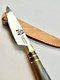 Grill Steak Knife Argentina Gaucho Collection Professional Quality Stainless Steel Handmade Guayubira Hardwood Bronze Handle Blade: 15Cm (6In) Total: 26Cm (10In)
