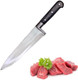 Chef Knife 8 Inch Professional Sharp Stainless Steel Fruit Vegetable Meat Cutting Chef'S Kitchen Knife With Egonomic Handle
