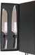 8" Chef Knife And 7'' Santoku Knife Set 13.35" Overall 8" Blade 5.35" Handle 190G Weight