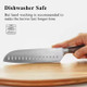 8" Chef Knife And 7'' Santoku Knife Set 13.35" Overall 8" Blade 5.35" Handle 190G Weight