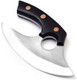 Multipurpose Alaskan Ulu Knife Vegetable Chopper And Herb/Meat Mincer Sharp Slicer D2 Steel Blade Mezzaluna Pizza Cutter Great For Anyone Who Loves To Cook