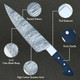 Lawa Chef Knife 8 Inch Ultra Sharp Premium Japanese Chef'S Knives Damascus Stainless Steel Knife - Kitchen Knife For Vegetables And Meat With Box