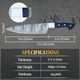 Lawa Chef Knife 8 Inch Ultra Sharp Premium Japanese Chef'S Knives Damascus Stainless Steel Knife - Kitchen Knife For Vegetables And Meat With Box