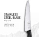 Victorinox Swiss Army 6.8003.19-X3 Swiss Classic Chef'S Knife Black 8 In
