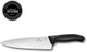Victorinox Swiss Classic 8-Inch Chef'S Knife With Straight-Edge Blade And Black Handle Victorinox Swiss Classic 8-Inch Chef'S Knife With Straight-Edge Blade And Black Handle
