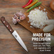 Victorinox Rosewood Chef'S Knife - Premium Cooking Knife For Kitchen Accessories - Kitchen Knife Cuts Meat Fruit Vegetables & More - Wood Handle Straight Edge 6"