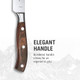 Victorinox Grand Maitre Chef'S Knife - Kitchen Knife For Cutting Meat Vegetables & Fruit - Modern Slicing Knife For Cooking - Wood Handle 8"