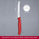 Victorinox 6.7832 Swiss Classic Tomato And Table Knife Ideal For Cutting Fruits And Vegetables With Soft Skin Serrated Blade In Blue 4.3 Inches