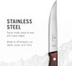 Victorinox Grand Maitre Steak Knives - Premium Meat Knives With Ergonomic Handle - Modern Cooking Knives - Exceptional Kitchen Accessories - Wood Handle Straight Edge 2-Piece Set
