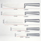 5-Piece Stainless Steel Chef Knives Set - Ultra-Sharp Ergonomic Handles - Precise Cutting Meat Veggies Fruits - Home & Pro Use Dishwasher Safe Rust-Resistant With Sheath